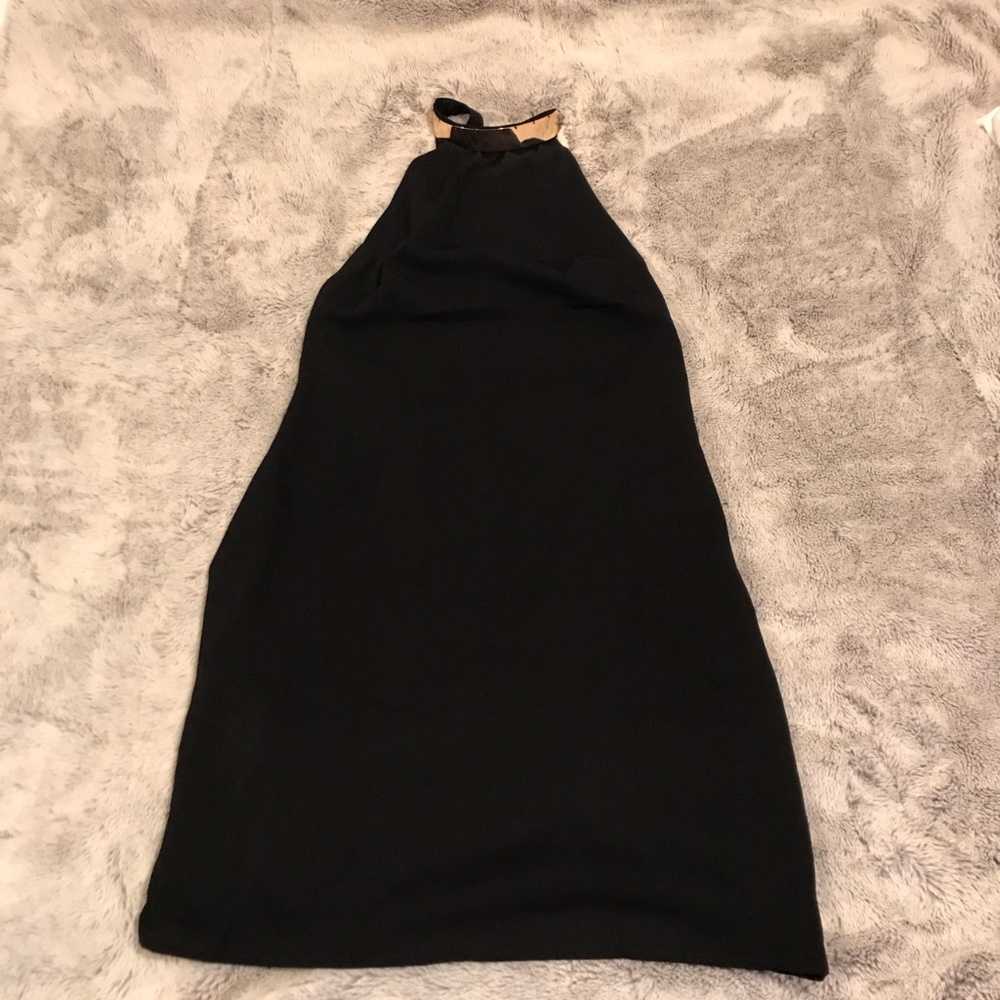 Black bodycon dress